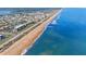 Spectacular aerial view of oceanfront condos with beach access, community, and Intracoastal Waterway views in Palm Coast at 3180 Ocean Shore Blvd # 309, Ormond Beach, FL 32176