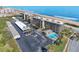 This is an oceanfront condo building featuring a community pool and ample parking at 3180 Ocean Shore Blvd # 309, Ormond Beach, FL 32176