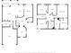 Detailed floor plan showcasing layout of home at 3633 Sickle St, Orlando, FL 32812