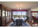 Elegant dining room with hardwood floors and a view at 4 Oceans West Blvd # 502D, Daytona Beach Shores, FL 32118