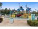 Community splash pad featuring playful water features and slides for to enjoy in a safe and fun environment at 7740 Sandy Ridge Dr # 206, Kissimmee, FL 34747