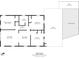 Detailed floor plan showcases the layout, highlighting the primary bedroom, living room, kitchen, and swimming pool at 829 Madison Ave, Daytona Beach, FL 32114