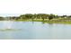 Scenic view of a pond with a fountain, overlooking the golf course and beautiful homes at 9580 Sw 71St Loop, Ocala, FL 34481