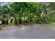 Large driveway surrounded by trees at 120 Beach St, Ponce Inlet, FL 32127