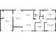 A floor plan that offers the layout of the house at 1268 Bel Aire Dr, Daytona Beach, FL 32118