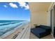 Balcony showing ocean views and outdoor lounging space at 1900 N Atlantic Ave # 901, Daytona Beach, FL 32118