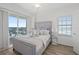 Cozy bedroom with scenic city and ocean views from the balcony, comfortable furnishings, and great light at 1900 N Atlantic Ave # 901, Daytona Beach, FL 32118