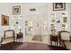 Spacious foyer features neutral tile flooring, complementing the home's architectural accents and bright, airy ambiance at 1924 Seclusion Dr, Port Orange, FL 32128