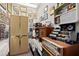 Functional home office with built-in storage, custom shelves, and decorative items at 1924 Seclusion Dr, Port Orange, FL 32128