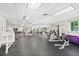 Well-equipped fitness center featuring modern exercise machines and ample workout space at 2 Oceans West Blvd # 1905, Daytona Beach Shores, FL 32118