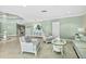 Inviting community lobby featuring stylish seating, elegant decor, and plenty of natural lighting at 2 Oceans West Blvd # 1905, Daytona Beach Shores, FL 32118