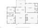 Detailed floor plan featuring the layout of the home including a living room, bedrooms, kitchen, and lanai at 2485 Se 159Th Lane Rd, Summerfield, FL 34491