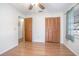 Bright bedroom with closet and view to other rooms at 270 Sandyhook Ln, Deland, FL 32724