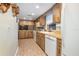 Functional kitchen with wood cabinets and modern appliances at 270 Sandyhook Ln, Deland, FL 32724