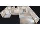 Modern home plan featuring kitchen, bathroom, bedrooms, and grand room with hardwood style floors throughout at 28 Guava Ln, Ocklawaha, FL 32179