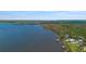 Breathtaking waterfront view with multiple docks showcasing serene water and distant cityscape at 2910 Hardy Ave, New Smyrna Beach, FL 32168