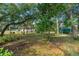 Backyard featuring mature trees with an outbuilding visible at 2918 Hardy Ave, New Smyrna Beach, FL 32168