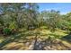 Spacious backyard with mature trees and open space, providing a serene and private setting at 2918 Hardy Ave, New Smyrna Beach, FL 32168