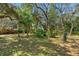 Backyard featuring a variety of plants and trees offering a private outdoor space at 2918 Hardy Ave, New Smyrna Beach, FL 32168