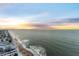 Expansive ocean view from a beachfront property, showcasing the coastline and tranquil sea at 3000 N Atlantic Ave # 24, Daytona Beach, FL 32118