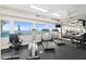 This gym features an elliptical machine and treadmills overlooking an ocean view at 3315 S Atlantic Ave # 1106, Daytona Beach, FL 32118