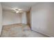 Spacious bedroom featuring a ceiling fan and neutral wall color at 3613 Casalta Cir, New Smyrna Beach, FL 32168