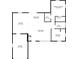 A floor plan showing the layout of the home, including the living room, kitchen, bedrooms, bathrooms, and garage at 370 Charles Ave, Orange City, FL 32763