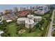 Beautiful aerial view of community and surrounding area showing access to beach and golf at 4 Oceans West Blvd # 601A, Daytona Beach Shores, FL 32118