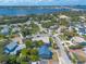 Aerial view of the community and its proximity to water at 408 Wisteria Rd, Daytona Beach, FL 32118