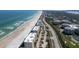 Aerial view of beachfront condos with easy beach access and parking, situated near local amenities at 4631 S Atlantic S Ave # 8201, Ponce Inlet, FL 32127