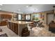 Open concept kitchen with eat in space, and access to living room make this space ideal for entertaining at 5065 Nw 35Th Pl, Ocala, FL 34482