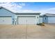 Spacious two-car garage with an ample driveway for additional parking at 562 Landshark Blvd, Daytona Beach, FL 32124