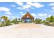 Spacious community town square offering open space and a stage for entertainment and events at 562 Landshark Blvd, Daytona Beach, FL 32124