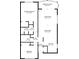 Detailed floor plan showing layout of a condo with dimensions at 600 N Boundary Ave # 115D, Deland, FL 32720