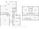 Detailed floorplan showcasing layout of rooms on two floors, dimensions, including bedrooms, bathrooms, kitchen, and garage at 72 Aurora Ave, Ponce Inlet, FL 32127