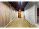 Covered patio with a concrete floor and a hanging light fixture at 753 Glenwood Rd, Deland, FL 32720