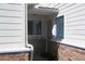 Home entryway with brick and textured walls at 1101 Monticello Ln # 3, Port Orange, FL 32129