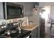 Close up of kitchen appliances and countertop at 1101 Monticello Ln # 3, Port Orange, FL 32129