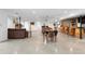 Finished basement with bar, pool table, and entertainment area offers space for leisure and social gatherings at 12736 Lake Ridge Cir, Clermont, FL 34711