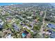 Neighborhood aerial view shows well-maintained homes in a residential community near the coast at 13 Sandcastle Dr, Ormond Beach, FL 32176