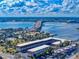 Beautiful aerial shot of waterfront condos close to a bridge with picturesque water vistas at 144 S Halifax Ave # 86, Daytona Beach, FL 32118