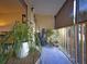 Relaxing balcony featuring lush plants, offering a private space for outdoor enjoyment and relaxation at 144 S Halifax Ave # 86, Daytona Beach, FL 32118
