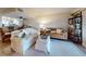 Open-concept living area that seamlessly flows into the kitchen for easy entertaining and modern living at 144 S Halifax Ave # 86, Daytona Beach, FL 32118