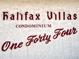 Exterior sign for Halifax Villas Condominium at 144 S Halifax Ave # 86, Daytona Beach, FL 32118