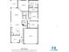 Detailed floor plan of a 1757 sq ft home with room dimensions and layout at 1750 Savannah Ln, Port Orange, FL 32128