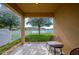 Relaxing outdoor patio with lake view, perfect for enjoying nature at 1750 Savannah Ln, Port Orange, FL 32128