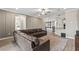 Spacious living room with an open floor plan with tile floors and modern finishes and furniture at 2236 Oconnel Dr, Ormond Beach, FL 32174