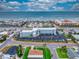 Aerial view showing location close to beach at 3700 S Atlantic Ave # 111, New Smyrna Beach, FL 32169