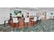 Modern bar area featuring comfortable seating, TV, and stylish design at 3703 S Atlantic Ave # 507, Daytona Beach Shores, FL 32118