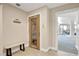 Hallway featuring elevator access to the gym and other community amenities at 3703 S Atlantic Ave # 507, Daytona Beach Shores, FL 32118